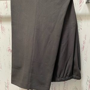 Gray leisure suit slacks